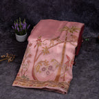 Organza Saree – Animal & Floral Appliqué Jungle Concept - Kleem Boutique