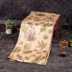 Pure Handloom Tussar Eco Printed Off-White & Grey Saree with Contrast Pallu and Blouse - Kleem Boutique