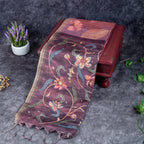 Semi Tussar Silk Saree – Eco Digital Floral & Leaf Print - Kleem Boutique