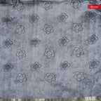 Semi Tussar Silk Saree – Kalamkari Floral & Animal Motifs - Kleem Boutique