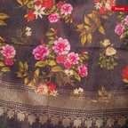 Handloom Kora Banarasi Saree – Golden Zari Motifs - Kleem Boutique