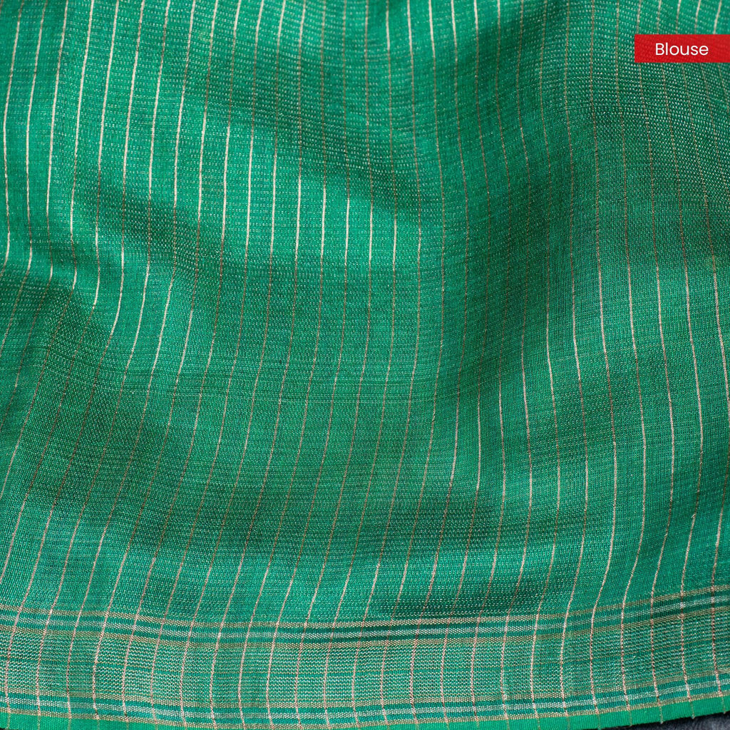 Pure Tissue Organza Saree with Sequins Weaving & Abstract Digital Print – Multicolour - Kleem Boutique