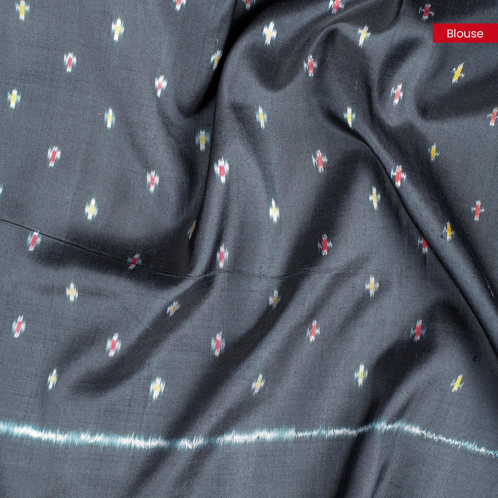 Handloom Patola Saree with Digital Print & Rich Pallu – Golden Yellow - Kleem Boutique