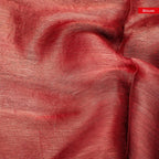 Matka Silk Jamdani Saree – Handwoven Artistic Elegance -Coffee Brown - Kleem Boutique