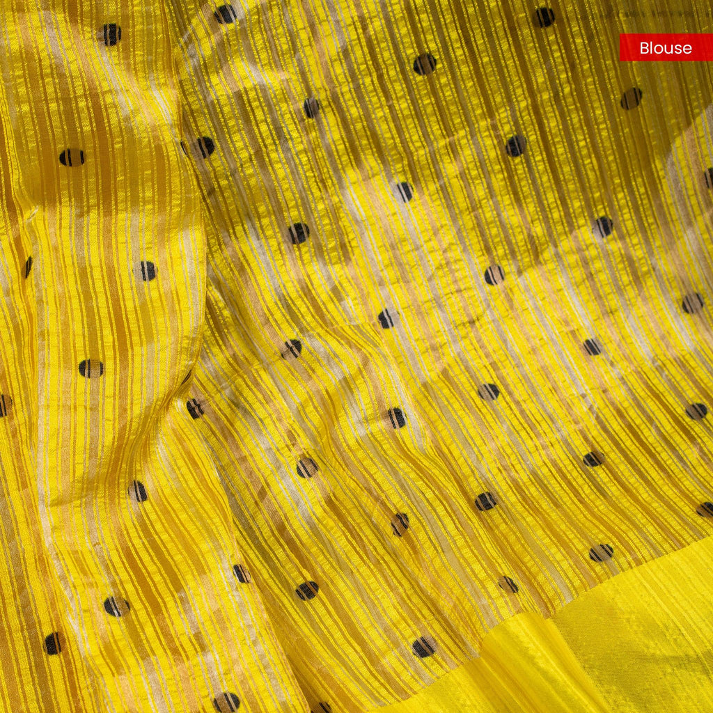 Pure Handloom Tissue Kora Saree – Digital Print Elegance - Kleem Boutique