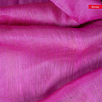 Jamdani Silk Saree with Horizontal Line Design – Handwoven Elegance - Kleem Boutique