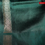 Banarasi Kora Saree – Bottle Green - Kleem Boutique
