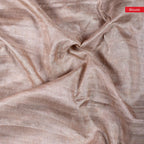 Semi Tussar Silk Saree – Leheriya Design with Kantha Border - Kleem Boutique