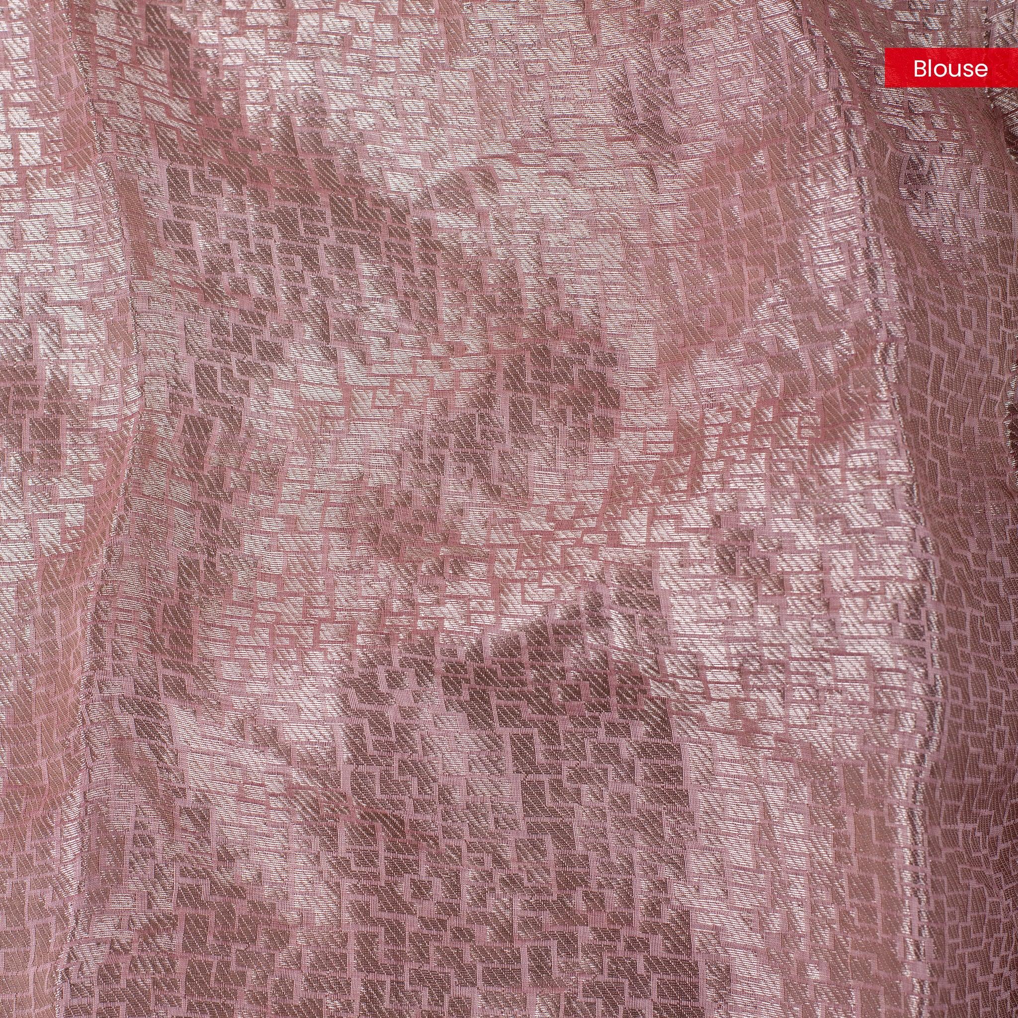 Kora Organza Saree with Floral Digital Print & Hand Embroidery - Kleem Boutique