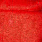Matka Silk Jamdani Saree – Handwoven Artistic Elegance-Red - Kleem Boutique