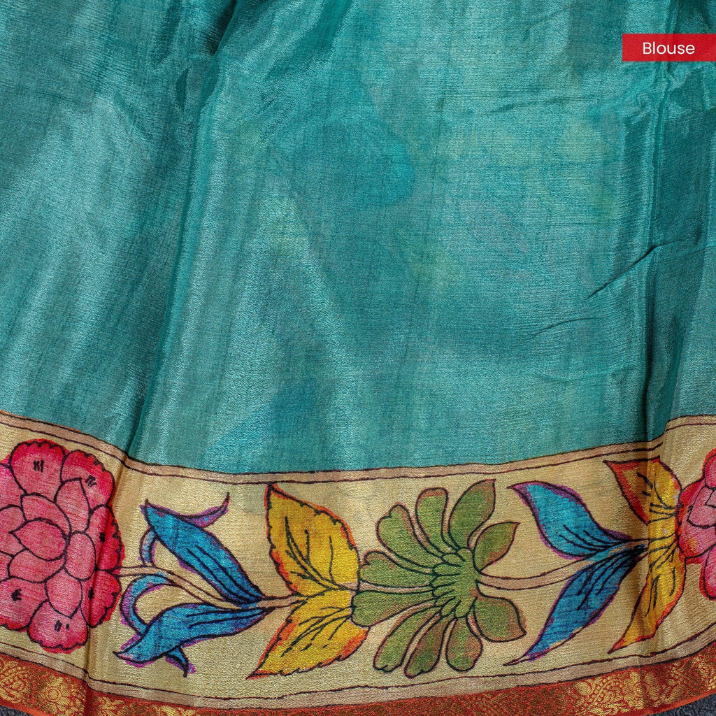 Chinnon Crepe Saree – Multicolour Elegance - Kleem Boutique