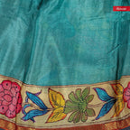 Chinnon Crepe Saree – Multicolour Elegance - Kleem Boutique