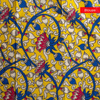 Pure Handloom MG Cotton Saree with Kalamkari Patch Work - Rani Pink - Kleem Boutique