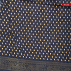 Saundarya Silk Saree – Black & Grey Colour Combination - Kleem Boutique