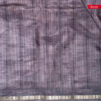 Semi Tussar Silk Saree – Kalamkari Floral Design with Zari Border - Kleem Boutique