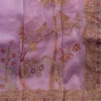 Organza Saree – Animal & Floral Appliqué Jungle Concept - Kleem Boutique