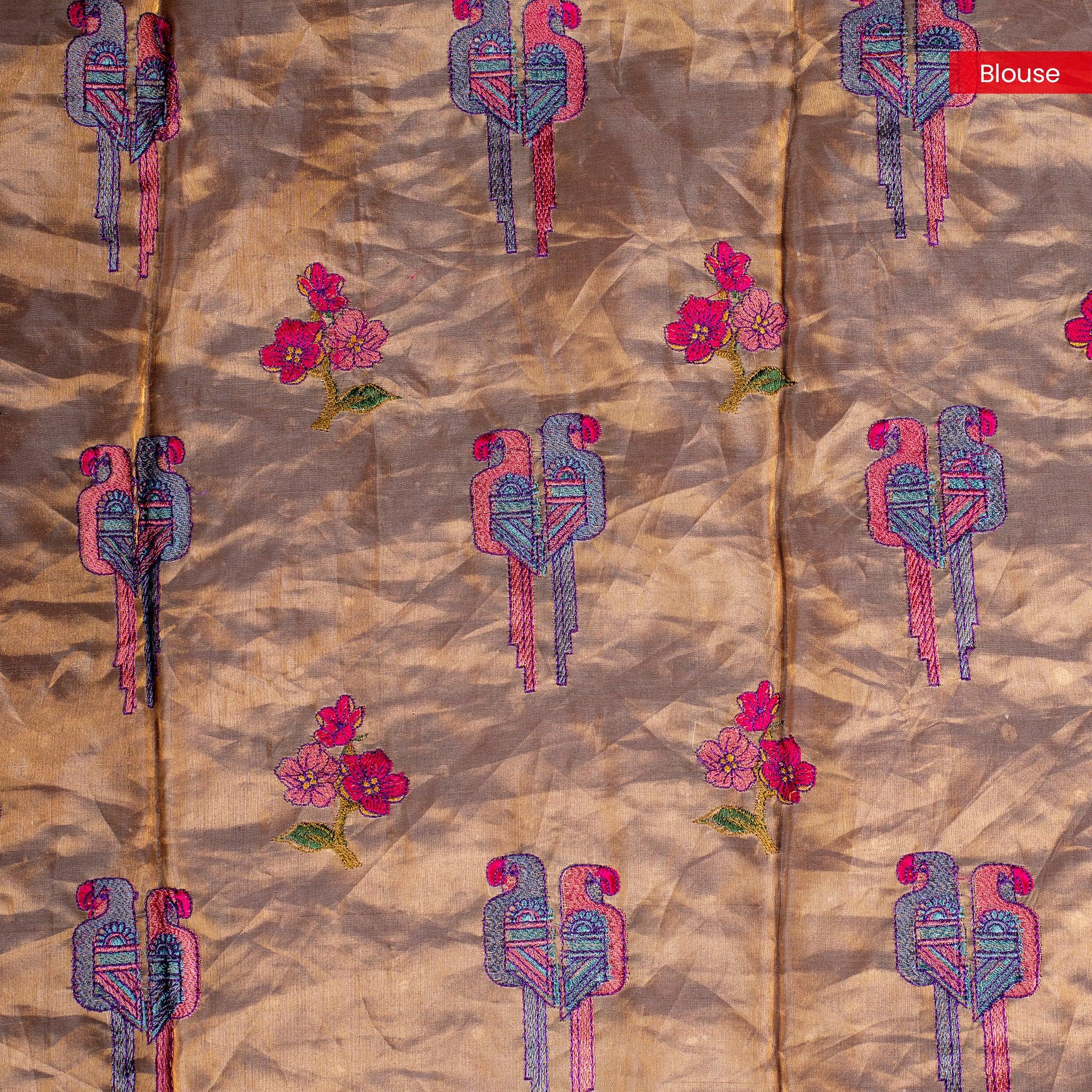Handloom Silk Bandhani Saree – Designer Border Party Wear - Kleem Boutique